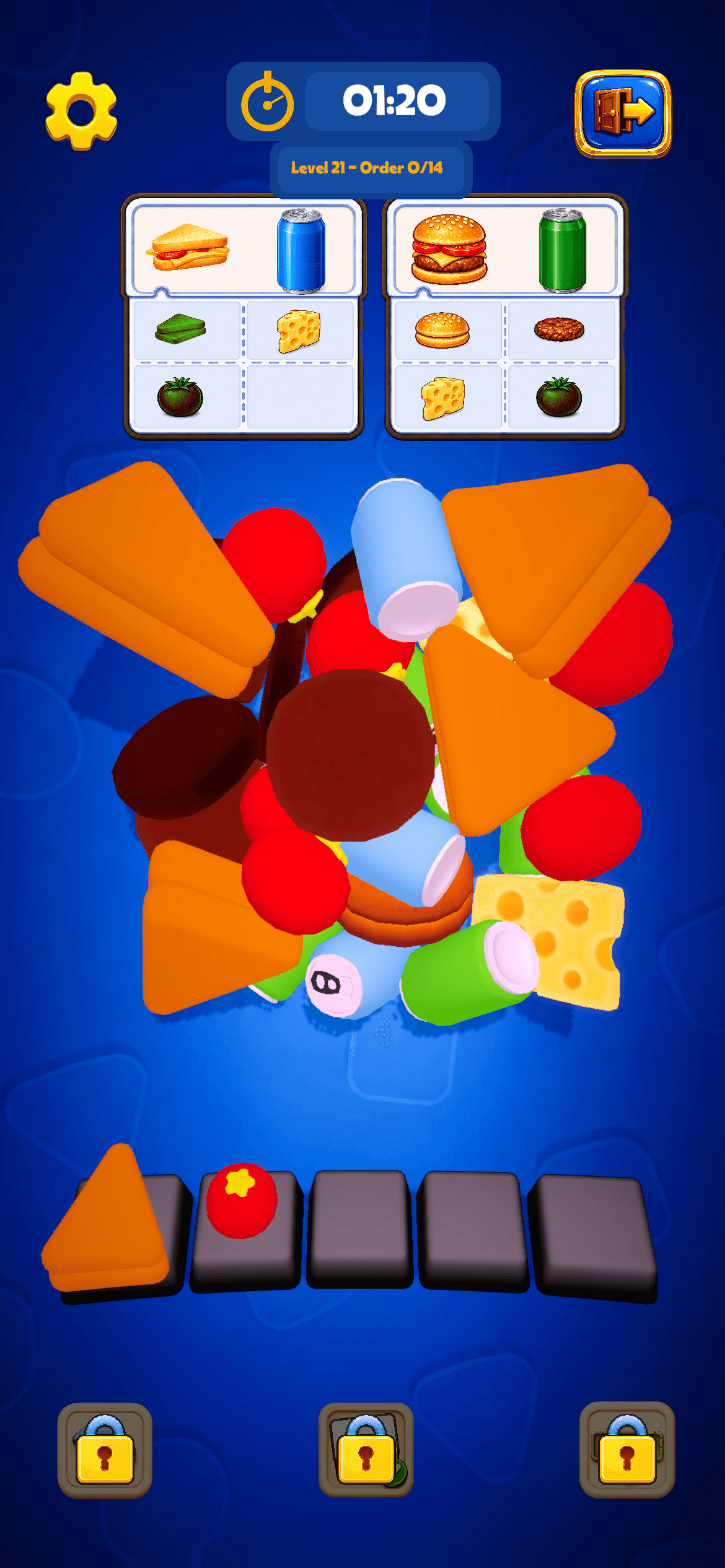 Food Container: Merge & Cook screenshot