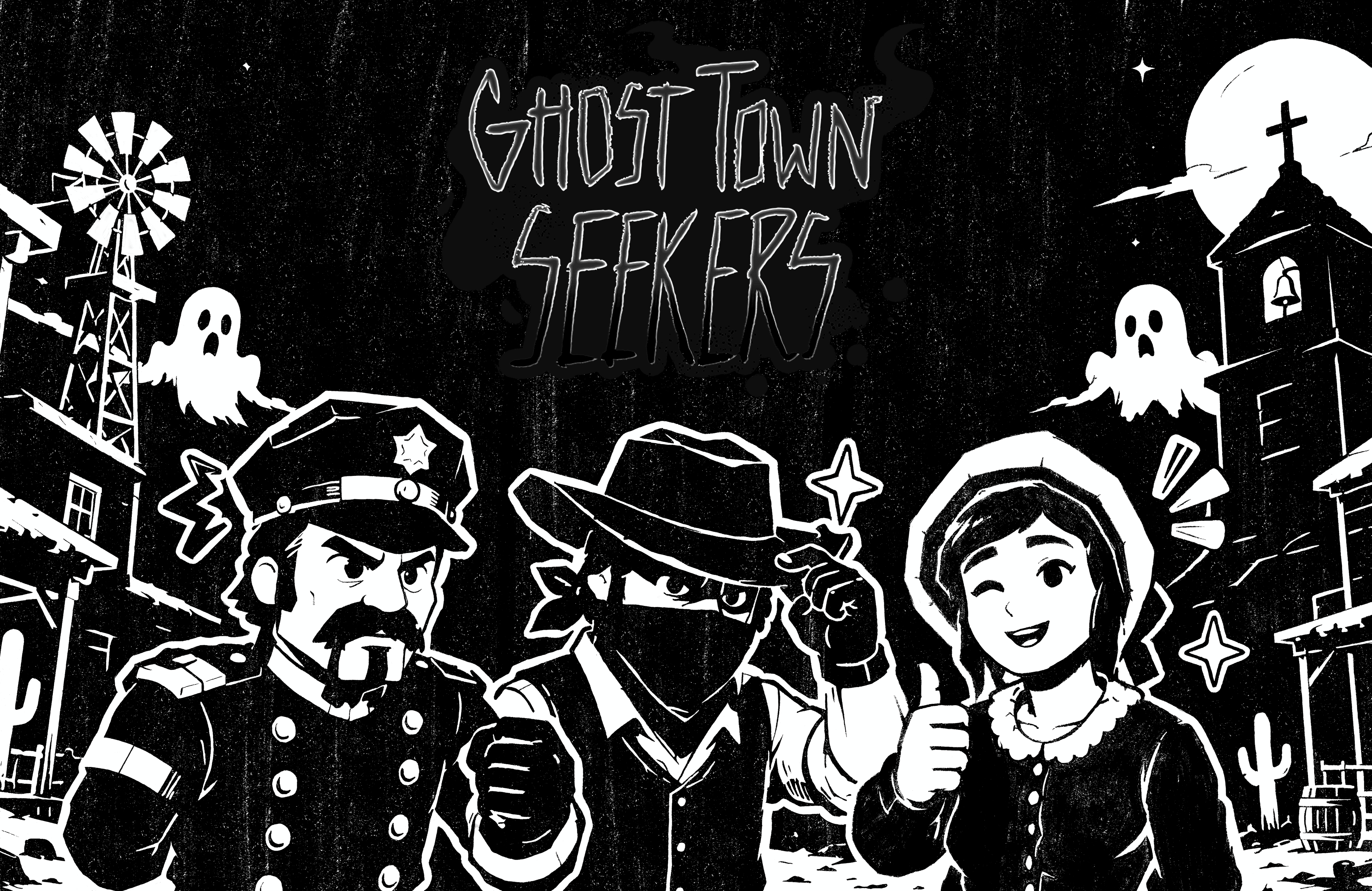 Ghost Town Seekers duvar kağıdı 1